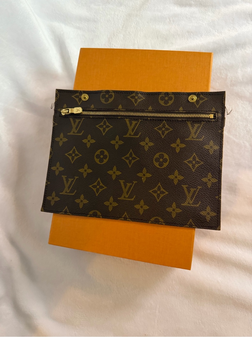 💝Louis Vuitton Monogram Randonee Wristlet insert Clutch